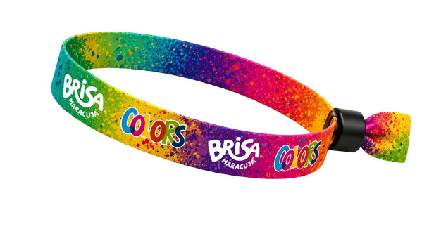 Pulseira oficial Colors Porto Santo 2026 · Edição Brisa Maracujá